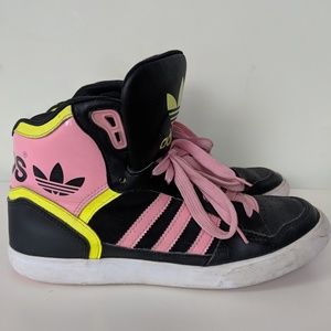 Adidas Originals Extraball black/pink high tops